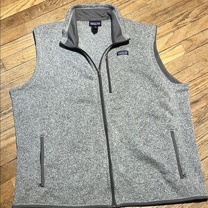 Patagonia Men's Light Gray Fleece Vest